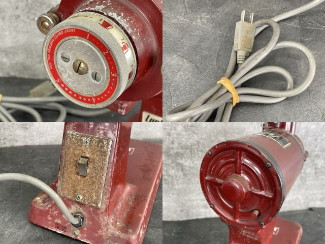 レトロ コーヒーミル 動作保証 Lucky LM-400 ラッキーコーヒーマシン ワインレッド 昭和レトロ|514144 USTAUSTRALIA_COM_AU