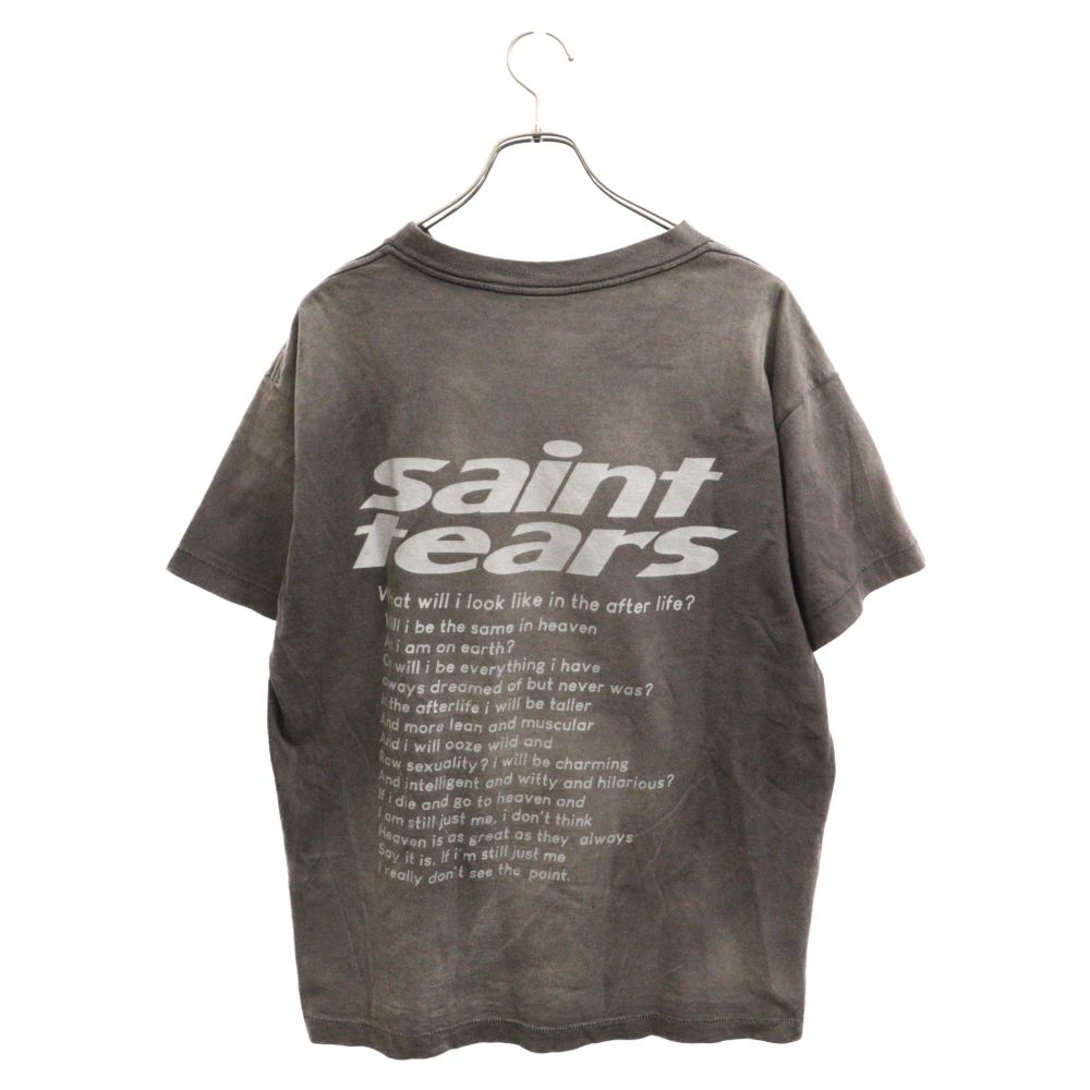 SAINT MICHAEL (セントマイケル) 21AW × DENIM TEARS Jesus Christ S/S T-shirts ×  デニムティアーズ イエスキリスト 半袖 カットソー Tシャツ ブラック - メルカリ