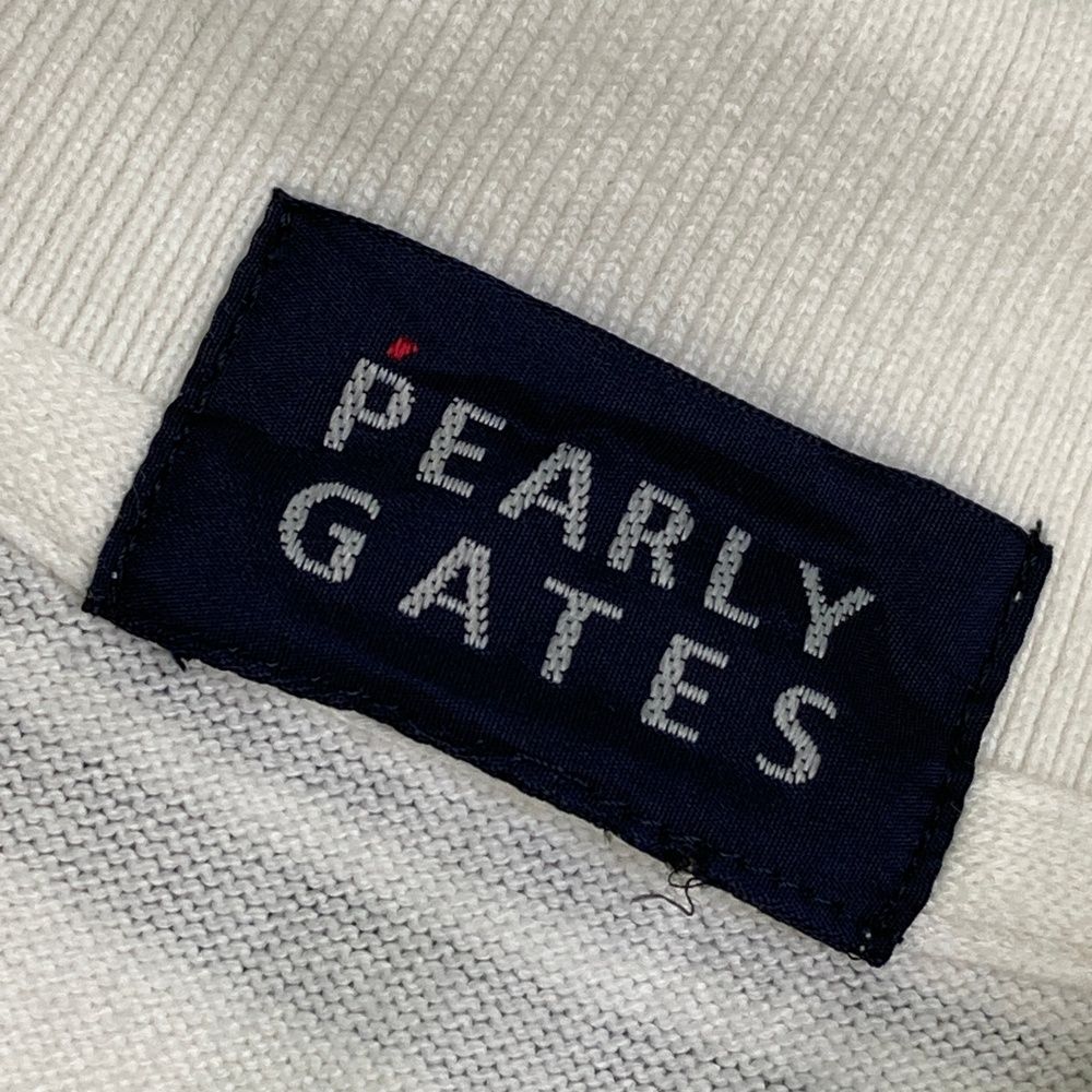 PEARLY GATES ゴルフワンピース サイズ0 サイズ：0 PEARLY GATES パーリーゲイツ 半袖ワンピース 総柄 ホワイト