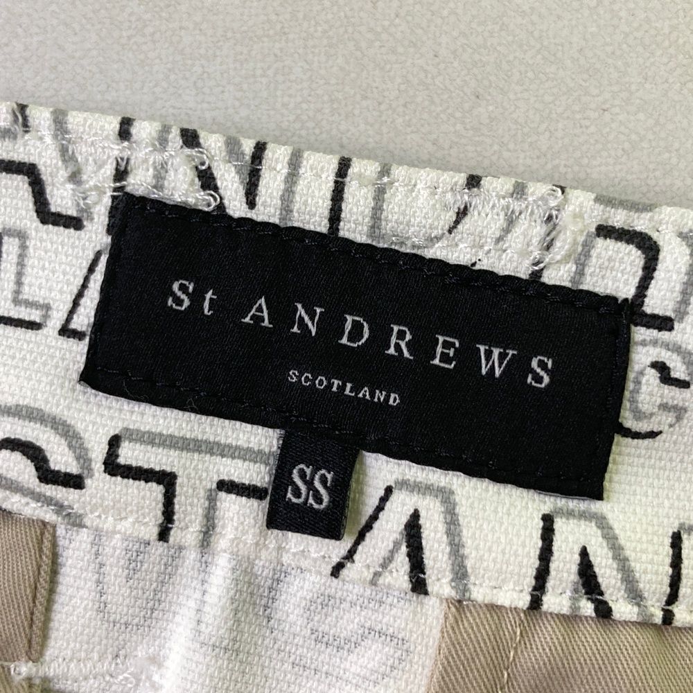 サイズ：SS ST ANDREWS セントアンドリュース 2023年モデル ストレッチスカート ロゴボーダー柄 ブラック系 [240101484119] ゴルフウェア レディース ストスト ST ANDREWS セントアンドリュース 2023年モデル ストレッチ