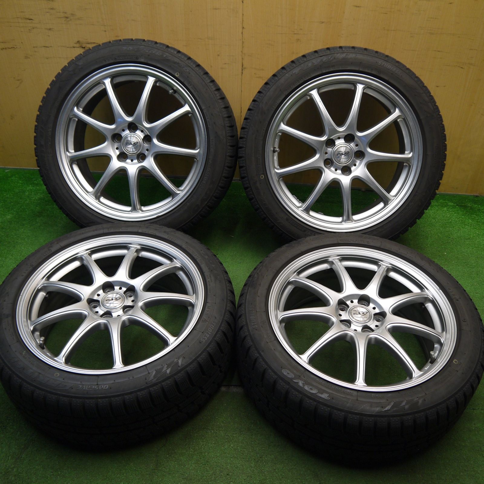 バリ溝 キレイ 9.5分 インプレッサ 等 205|50R17 スタッドレス トーヨー ガリット GIZ DIOS es9 PREMIUM LIGHT 17インチ PCD100|5H 5042803Hス