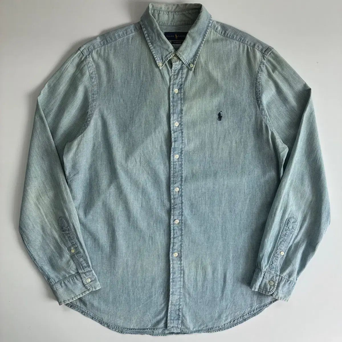 Polo ポロ Ralph Lauren ラルフローレン シャンブレー シャツ