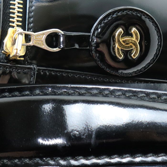 CHANEL シャネル バニティ ココマーク ポーチ ブラック