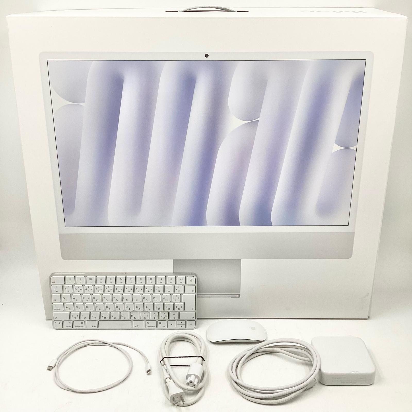 iMac M3 24インチ 256GB シルバー 2023年製 - メルカリ