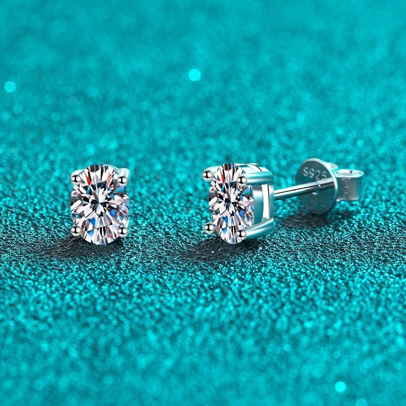 ピアス モアサナイト 0.5ct シルバー925 人工ダイヤモンド モアッサナイト ギフト 普段使い 耳飾り パーティー 結婚式 プレゼント med15 6296