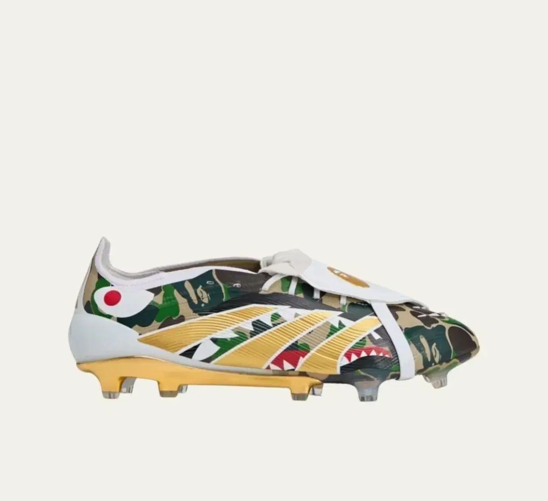 265 adidas アディダス A BATHING APE アベイシングエイプ プレデター エリート FT FG M2 麻