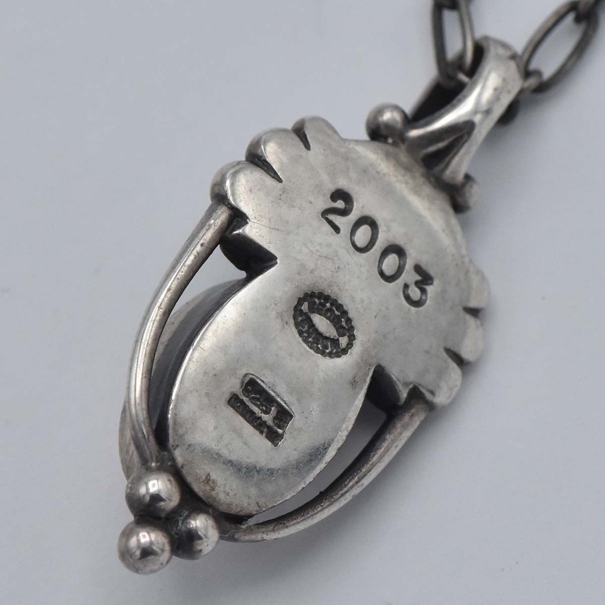 Georg Jensen ジョージジェンセン ネックレス 2003 ローズクォーツ 