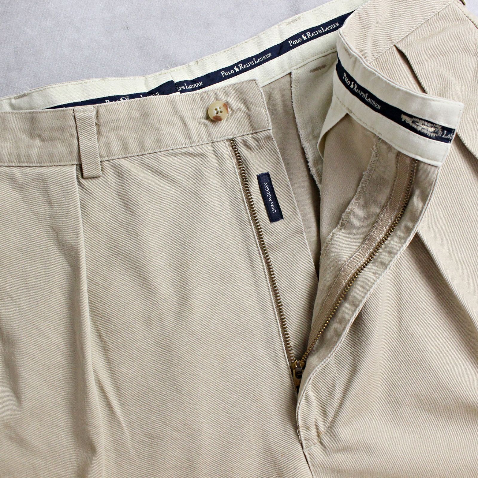 Ralph Lauren】90s ラルフローレン ANDREW PANT ツータック Ralph Lauren】90s ラルフローレン ANDREW PANT ツータック