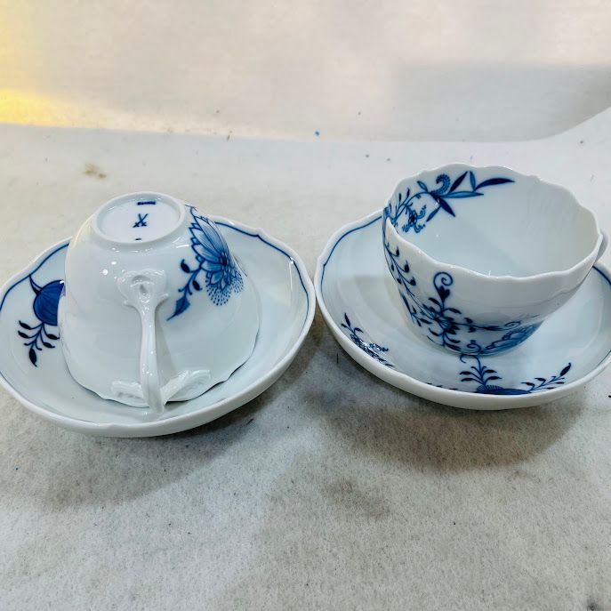 マイセン ブルーオニオン ティー、コーヒー兼用カップソーサー マイセン ブルーオニオン ティー、コーヒー兼用カップソーサー