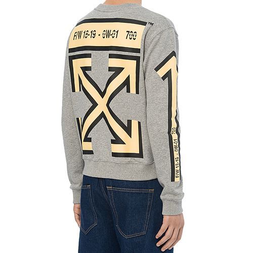 オフホワイト OFF-WHITE トレーナー スウェット メンズ ブランド 