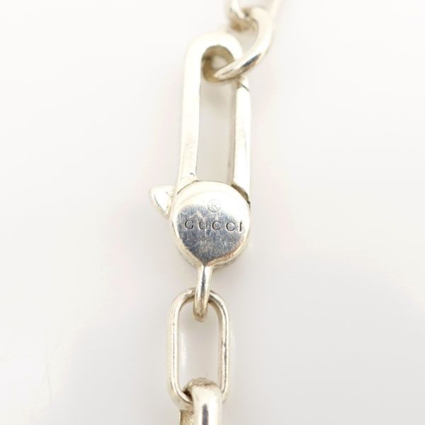 GUCCI / グッチ ◇インターロッキングG ダブルG ネックレス SILVER 925  