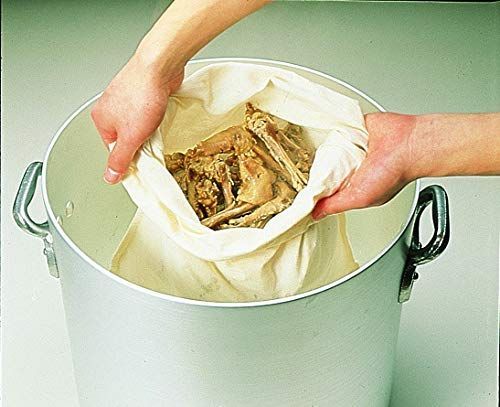 数量 間口 奥行 mm 400 450 L だしこし袋 綿 二重構造のため丈夫 TKG 業務用