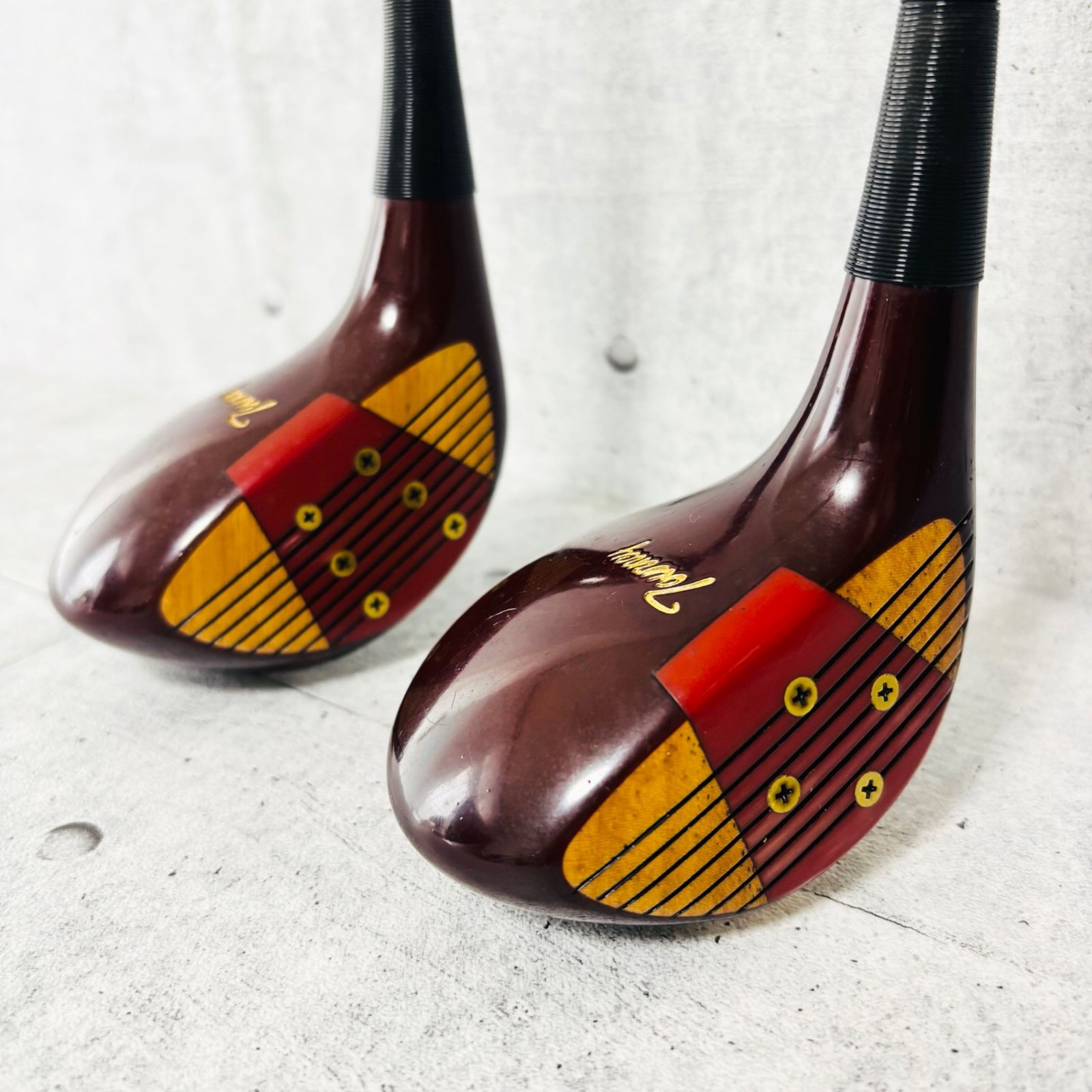 マグレガー ターニー パーシモンウッド 1W 3W メンズゴルフ クラブ マグレガー ターニー パーシモンウッド 1W 3W Custom MacGregor