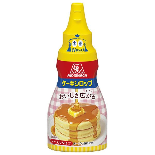 森永製菓 ケーキシロップ メープルタイプ 200g×40本入｜ シロップ メープルシロップ トッピング