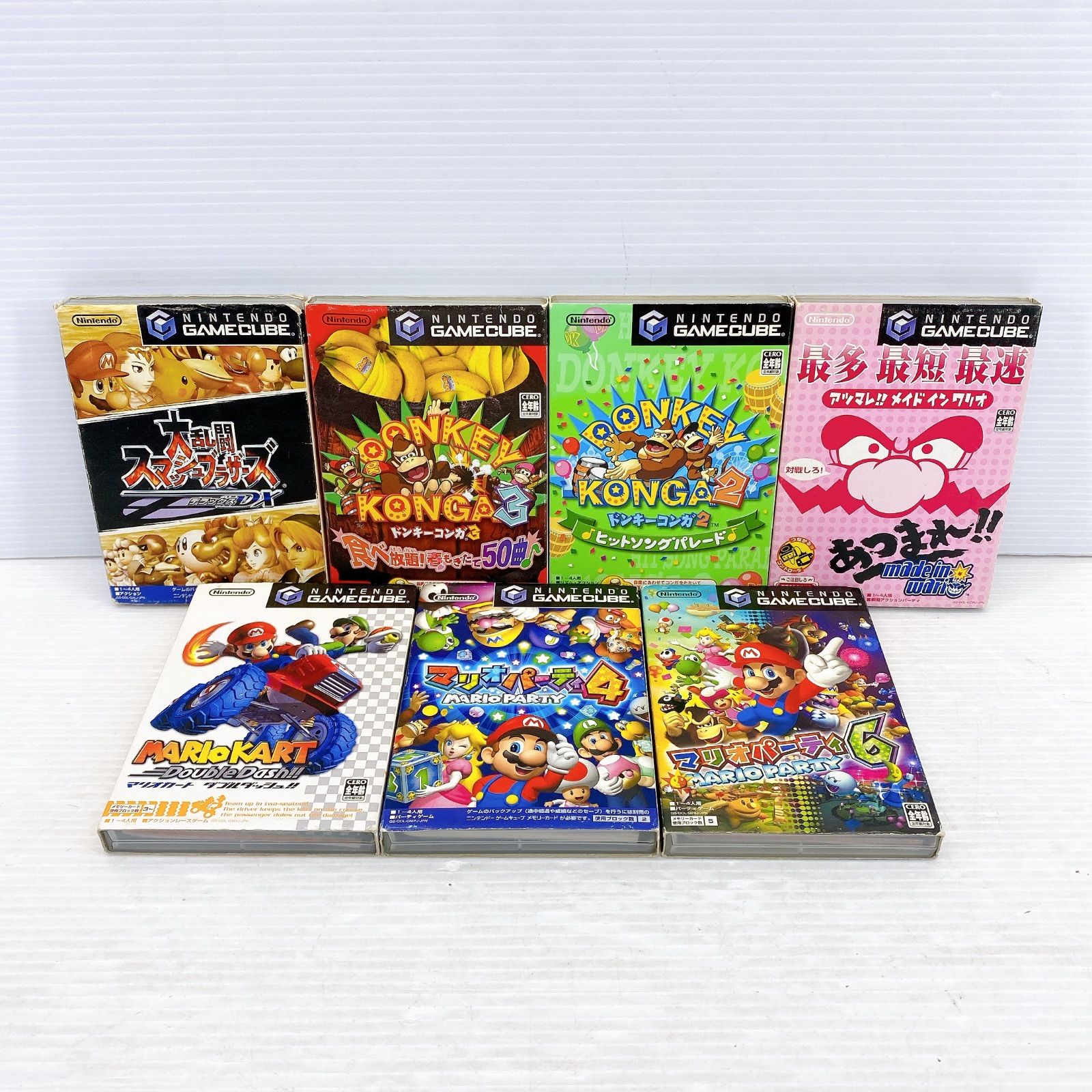 ◇任天堂 ゲームキューブ ソフト まとめて 7本セット マリオ・ドンキー