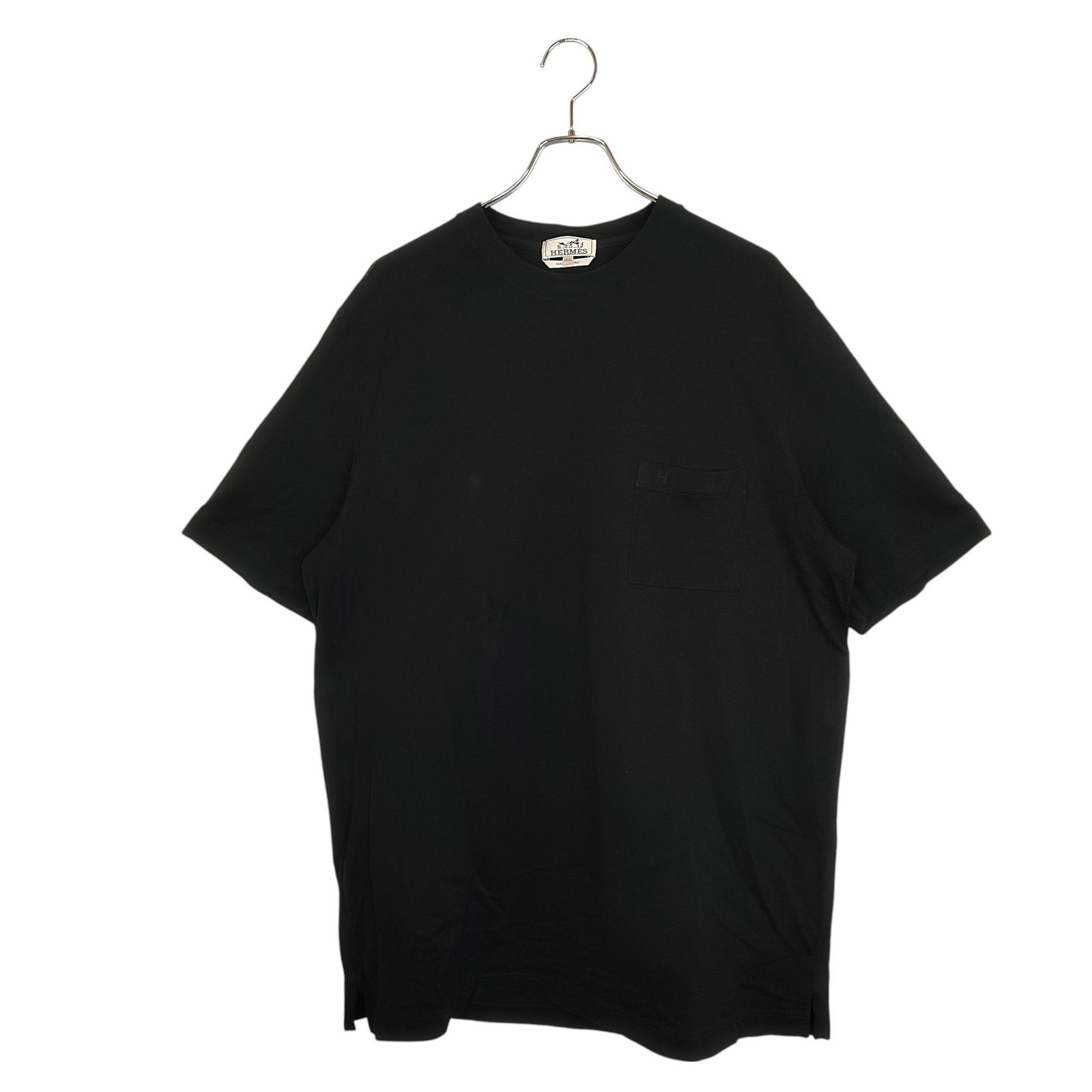Hermes エルメス H刺繍 鹿の子 ポケット Tシャツ XXXL ブラック - メルカリ