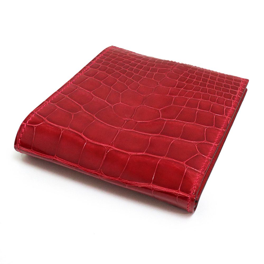 エルメス MC2 コペルニクス 二つ折り財布 札入れ クロコダイル