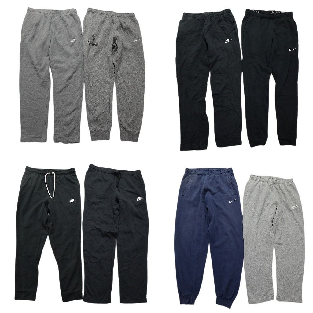 古着卸 まとめ売り ナイキ NIKE スウェット パンツ 8枚セット メンズ Ｍ カレッジ風 ジョガーパンツ ルームウェアー 古着 NC0843