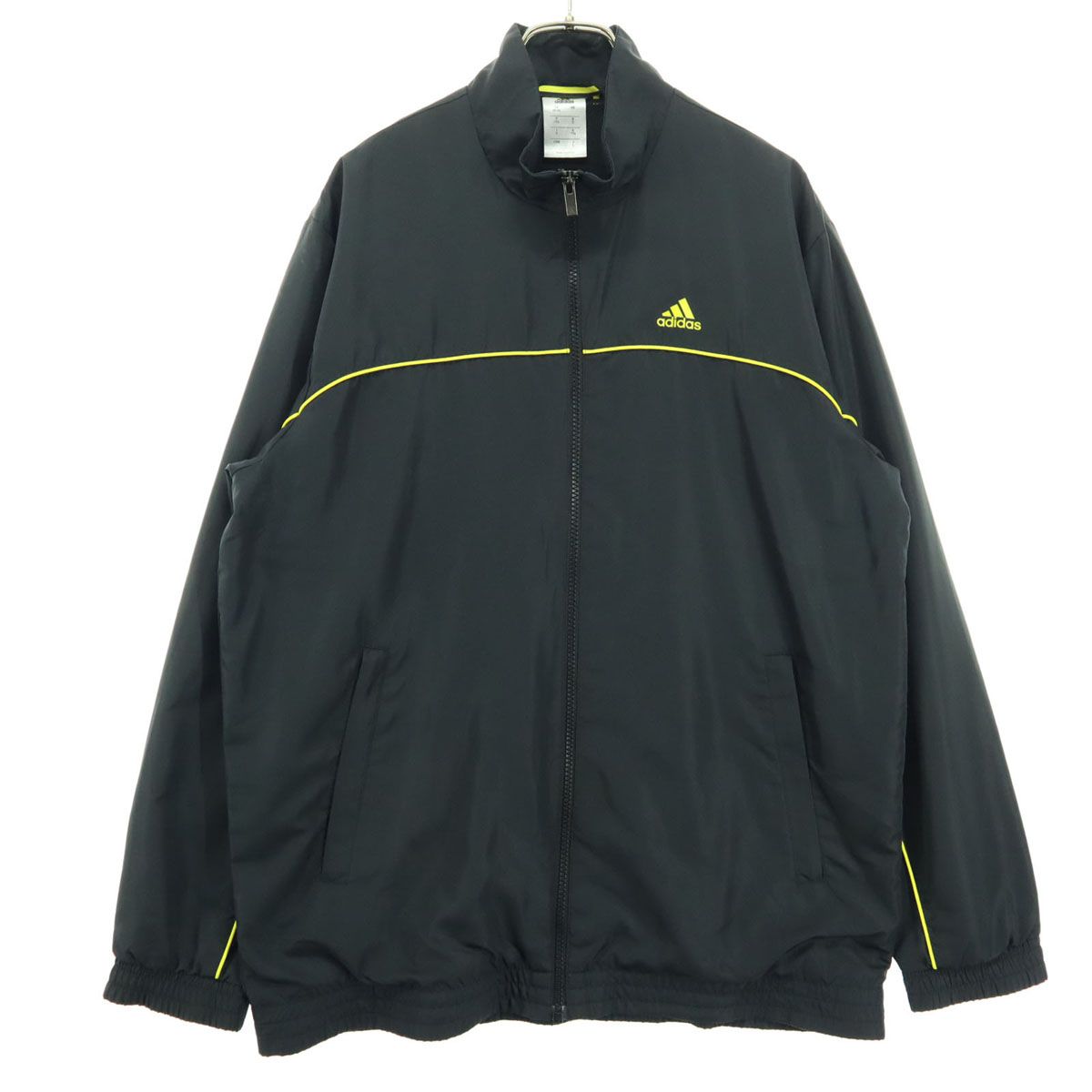 【美品】adidas アディダス　トラックジャケット　ワンポイント　古着 古着 80s adidas ワンポイント トレフォイル ロゴ プリント 3