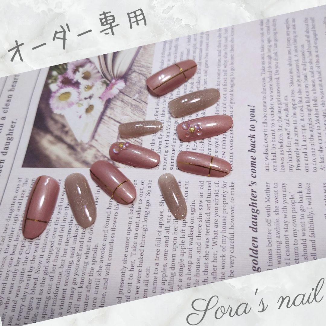 m*nl♡ページ オーダー ネイルチップ ネイルチップ サイズオーダー - メルカリ