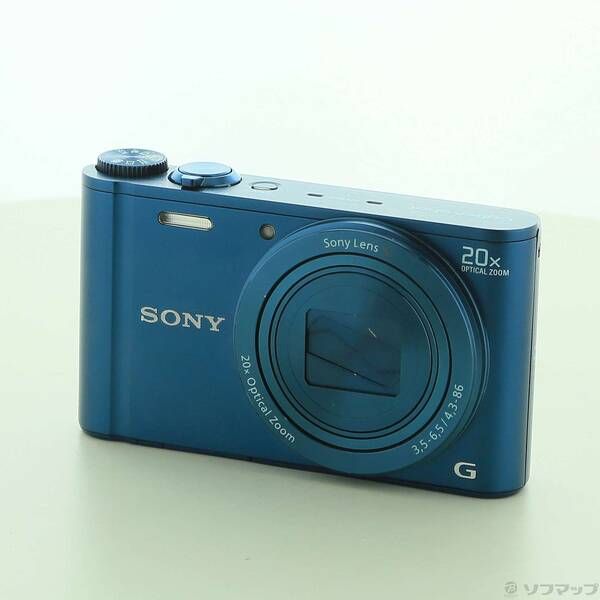 〔 品〕 DSC-WX300 L 1820万画素 20倍 ブルー MS Duo SDXC 276