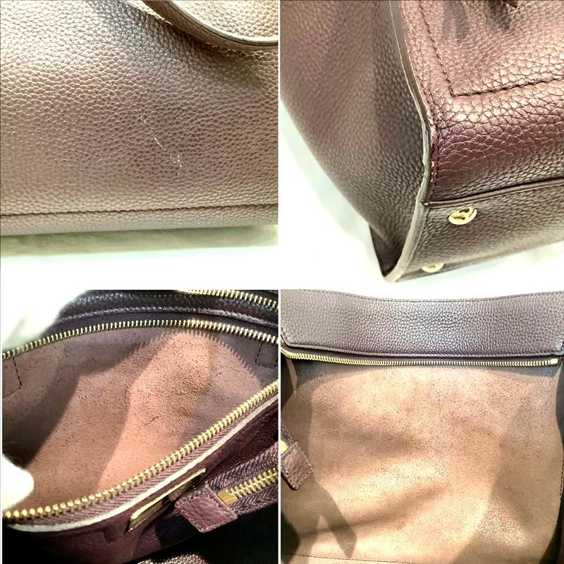 Salvatore Ferragamo エイミートートバッグ EE21 F216ワインレッド【中古】KB-6941 - メルカリ