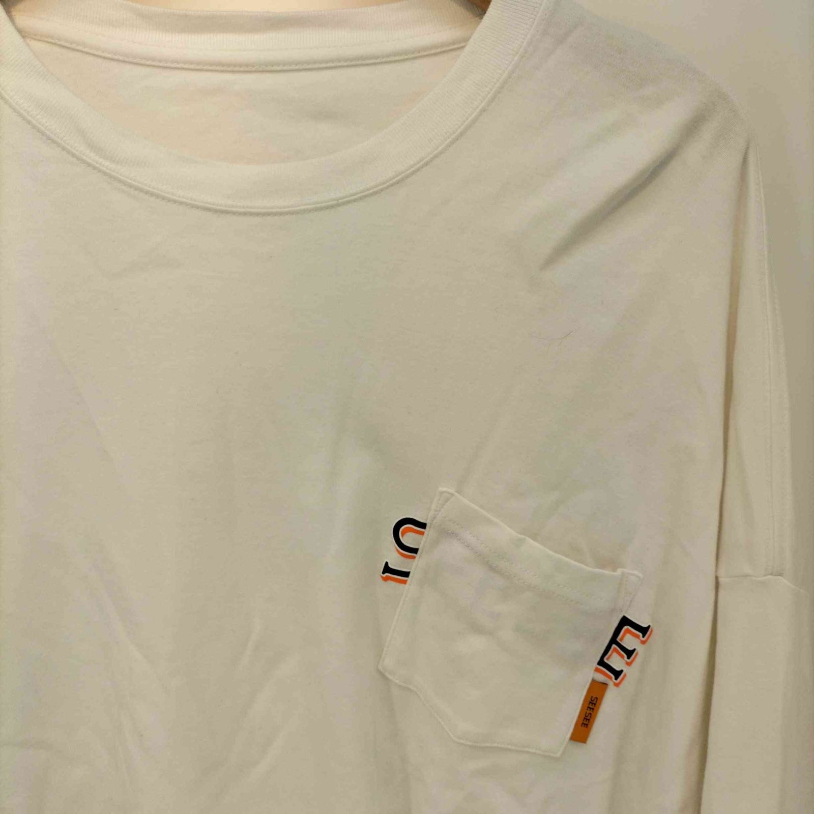 シーシー SEE SEE SUPER BIG ROUND LS POCKET TEE スーバービッグ