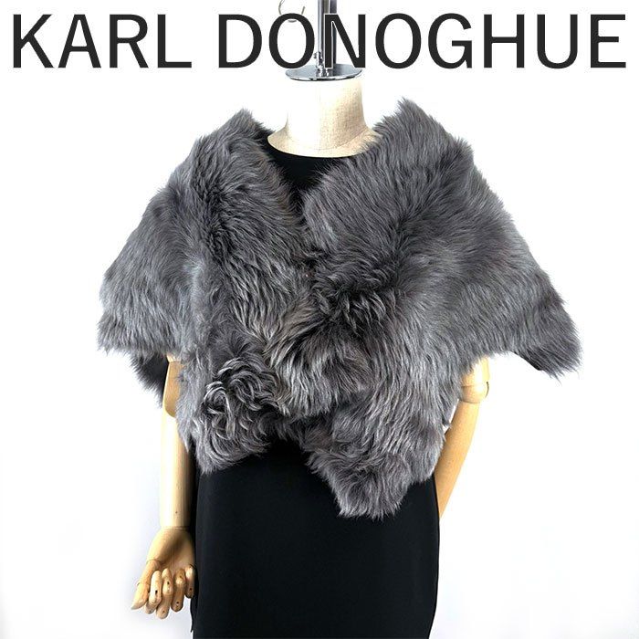 カールドノヒュー KARL DONOGHUE ムートンショール ファー ベスト風