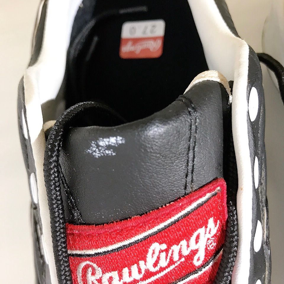 タグ付き】 Rawlings ローリングス スパイクシューズ ブラック 野球