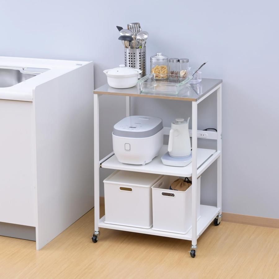 取付無料！ウニコ ワイス 北欧風天然木ナチュラルキッチンボード
