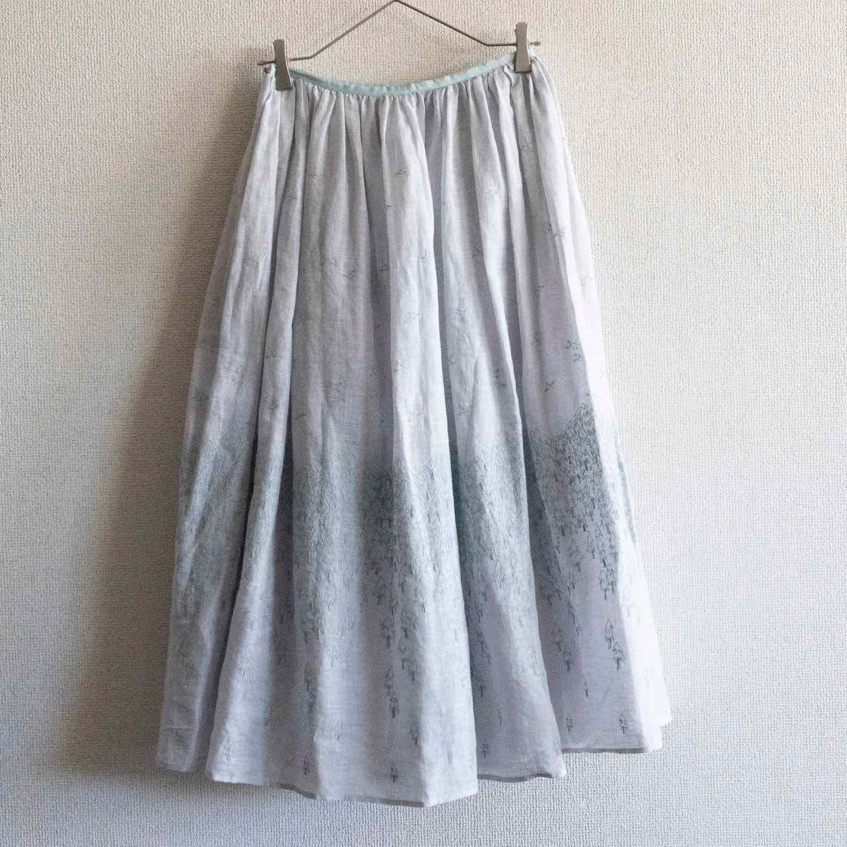 ミナペルホネン undiscovered スカート 36 gray ミナペルホネン undiscovered スカート 36 gray - メルカリ