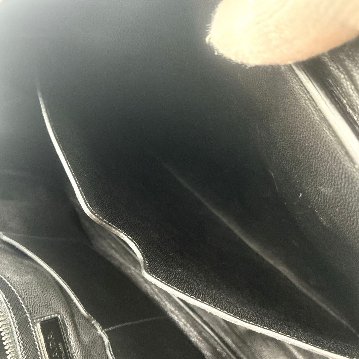 しょうこ　プラダ サフィアーノ ビジネスバッグ 2way A4可 白タグ 正規品 ギャラ付 プラダ サフィアーノ ビジネスバッグ 2way A4可