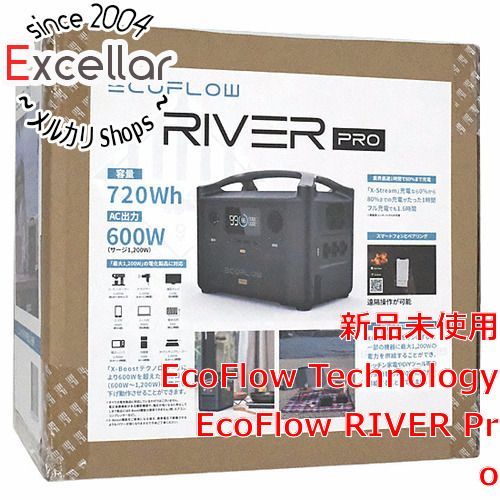 bn:12] EcoFlow ポータブル電源 EcoFlow RIVER Pro EFRIVER600PRO-JP