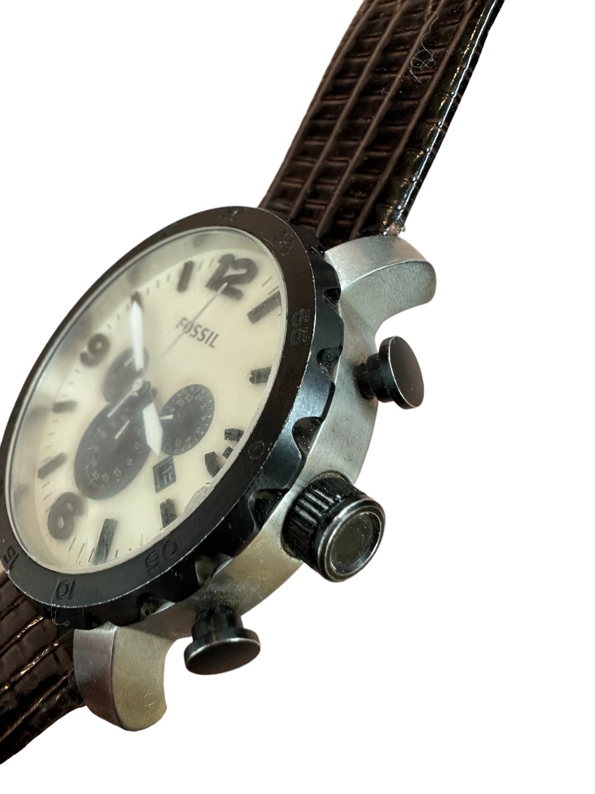 格安】FOSSIL フォッシル NATE ネイト クロノグラフ JR1390 - メルカリ