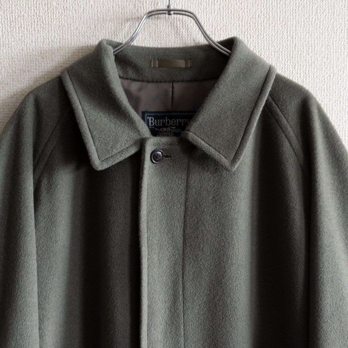 雰囲気抜群】 BURBERRYS 【ウール カシミヤ ステンカラーコート】 日本