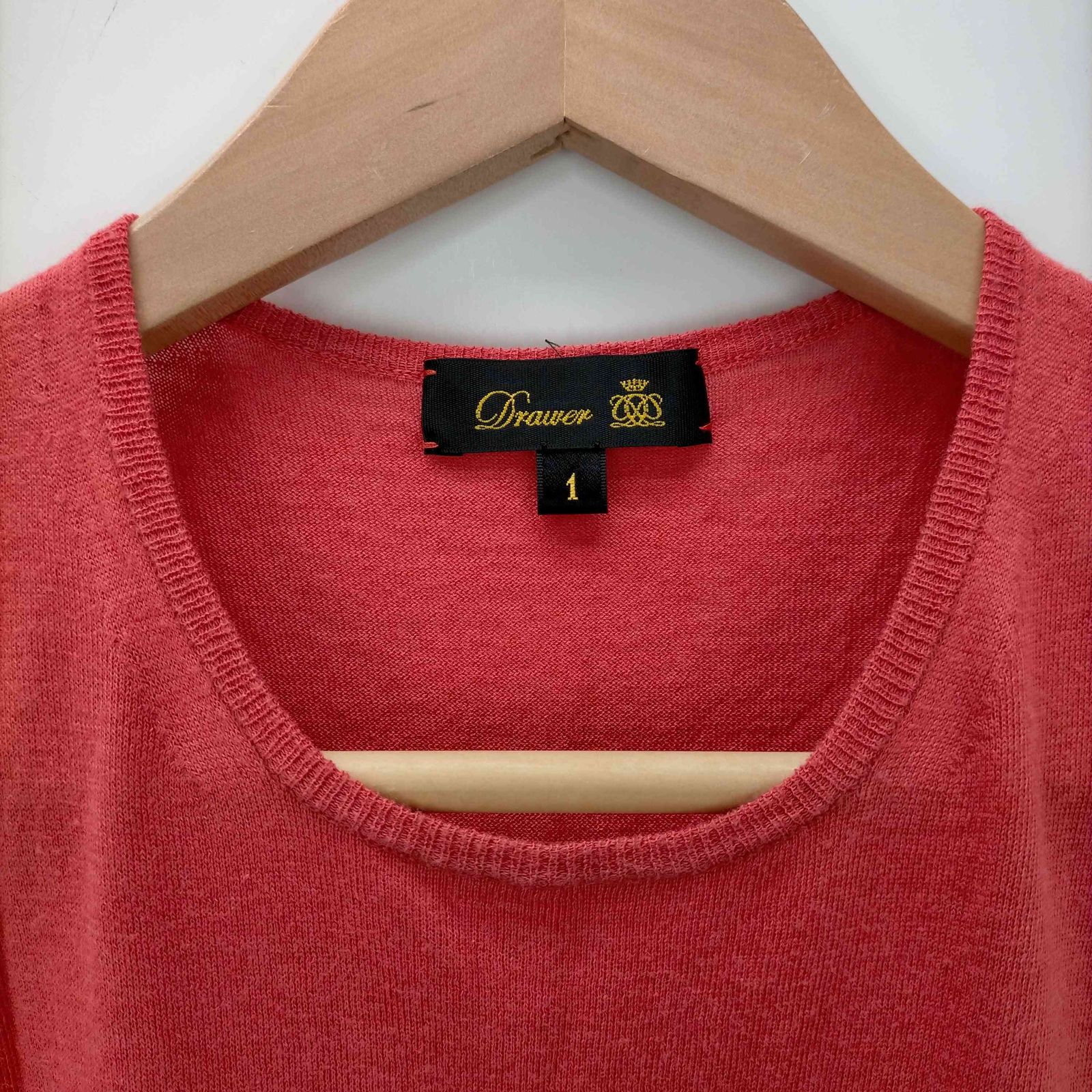 美品　ドゥロワー　Drawer カシミヤ100% ロングスリーブ 赤 2 Drawerのフリマアイテム一覧
