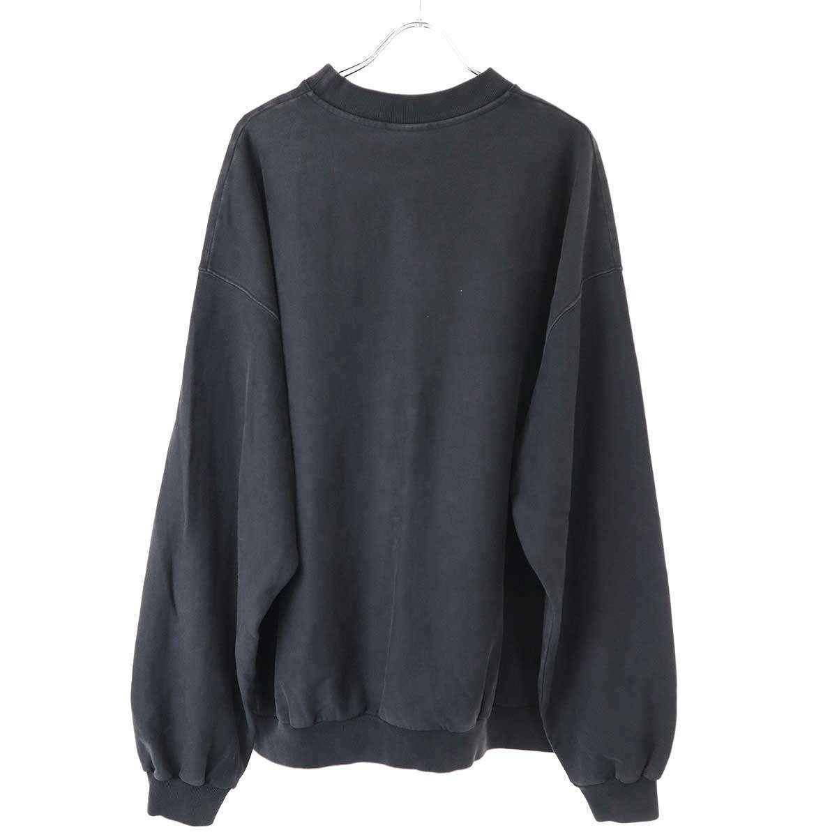 BALENCIAGA バレンシアガ 22SS Oversized Crewneck New Sporty B オーバーサイズスウェットトレーナー  720428 チャコールグレー 2 - メルカリ