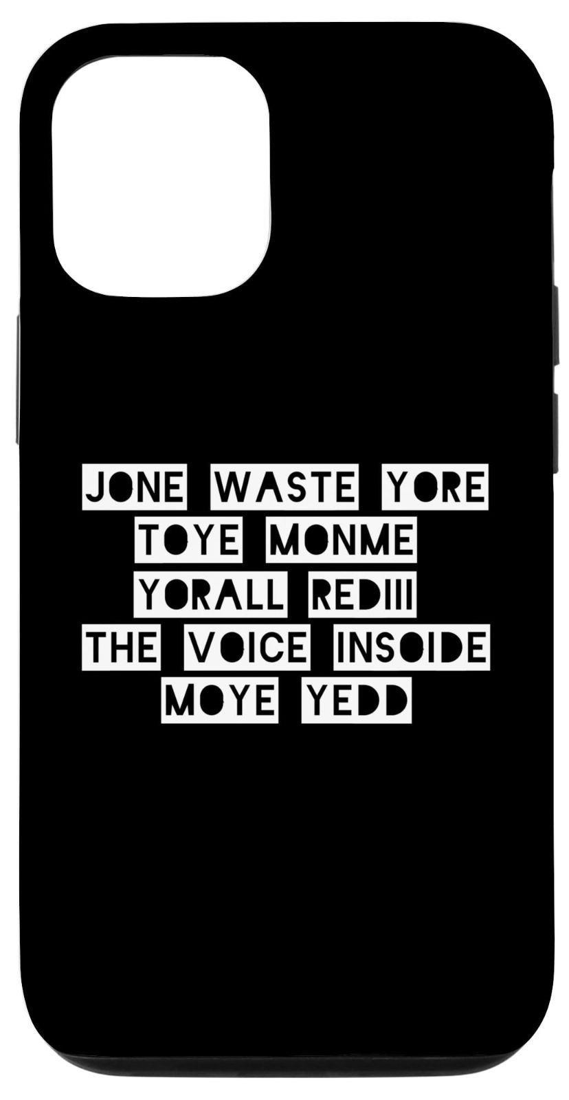 iPhone 12/12 Pro JONE WASTE YORE TOYE MONME YORALL REDIII スマホケース