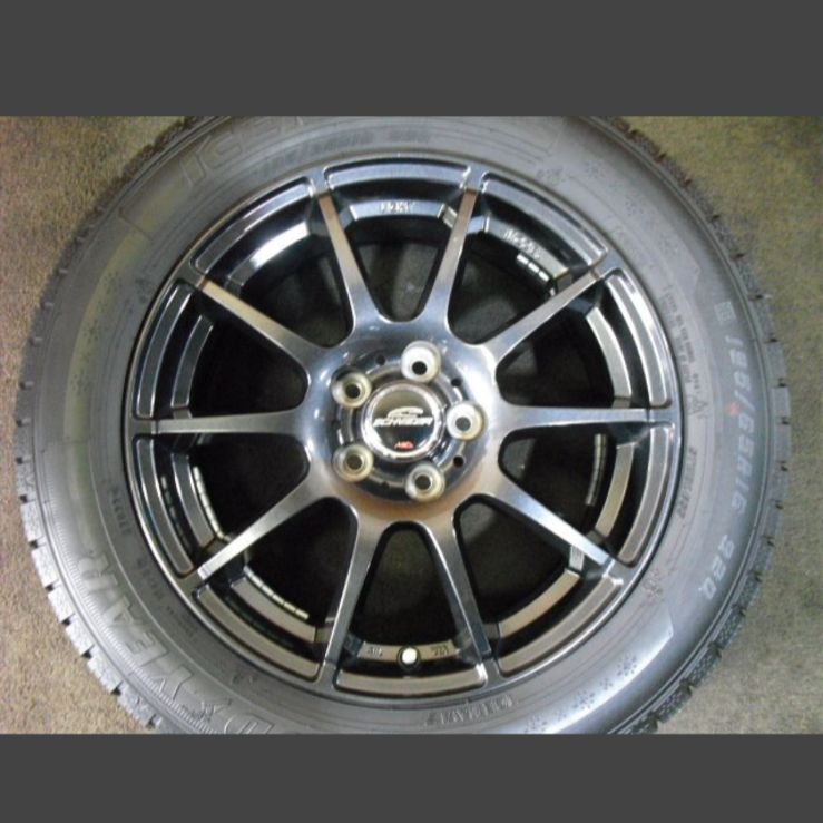 T-2110 本州 超バリ山 22年製 ICE NAVI7 195 65R16 ライズハイブリッド ロッキーハイブリッド 等 16インチスタッドレス タイヤホイール