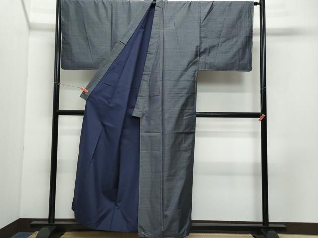 平和屋着物●男性 本場大島紬 アンサンブル 80亀甲 総詰め キングサイズ 正絹 ♥ CAAY3016vf