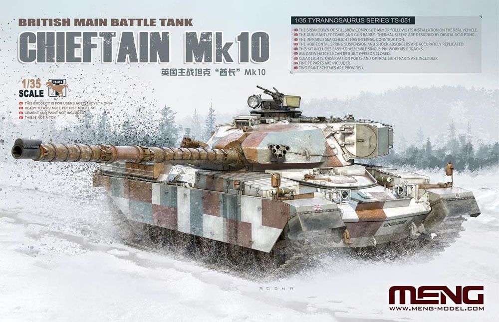 MENTS-051 モンモデル 1 35 イギリス 主力戦車 チーフテン Mk.10