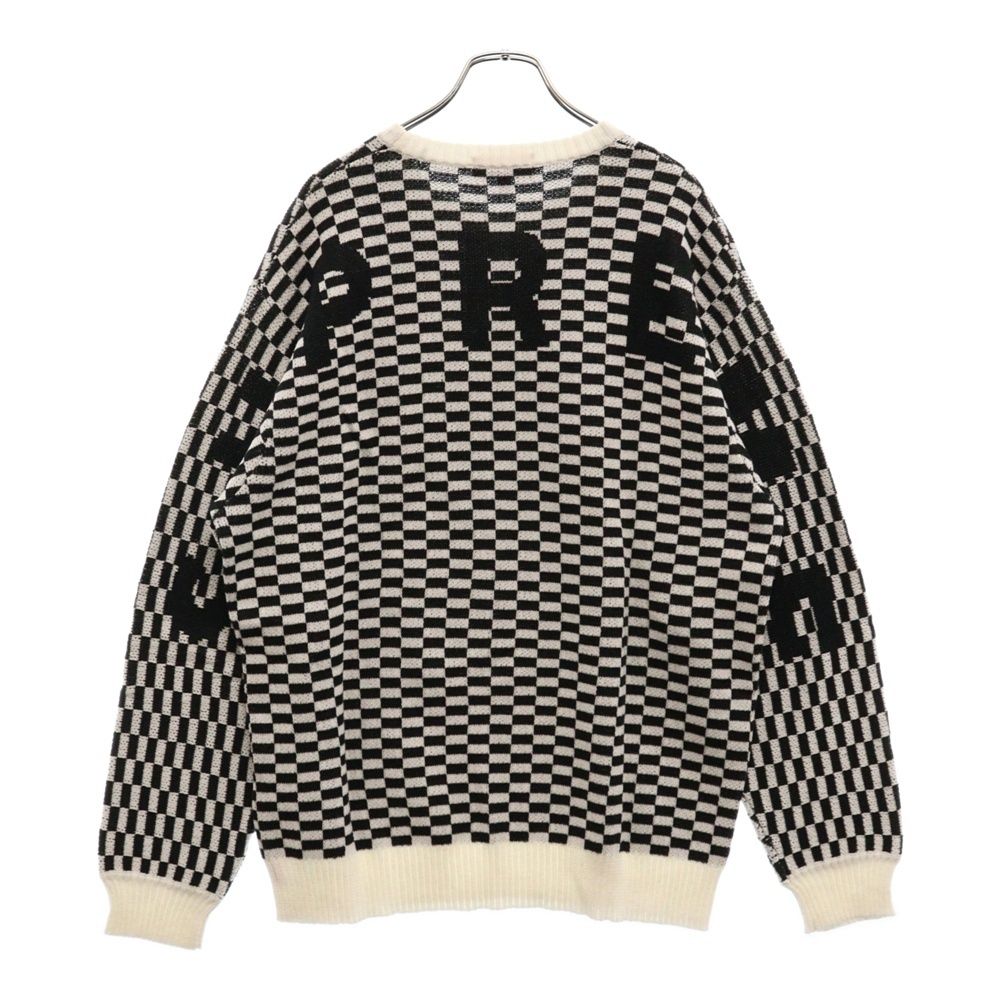 Supreme チェック柄ニットセーター Mサイズ Supreme チェック柄ニットセーター Mサイズ