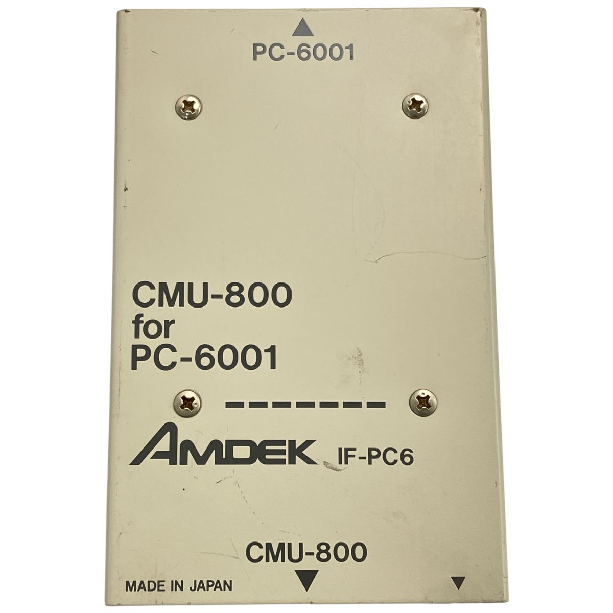 AMDEK COMPU MUSIC CMU-800 音源モジュール 通電確認済 AMDEK アムデック CMU-800 音源モジュール COMPU MUSIC 音響機材