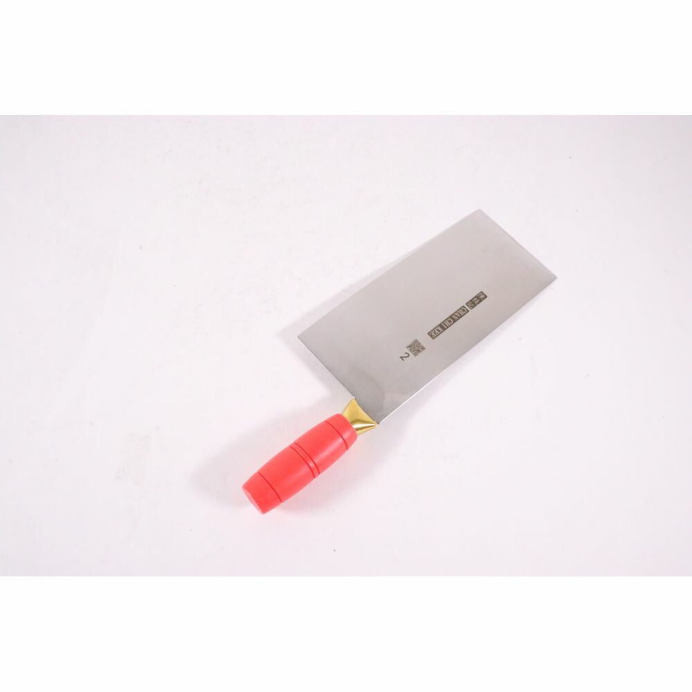 カンダ KF1912R 陳枝記 カラー中華包丁 レッド 1点