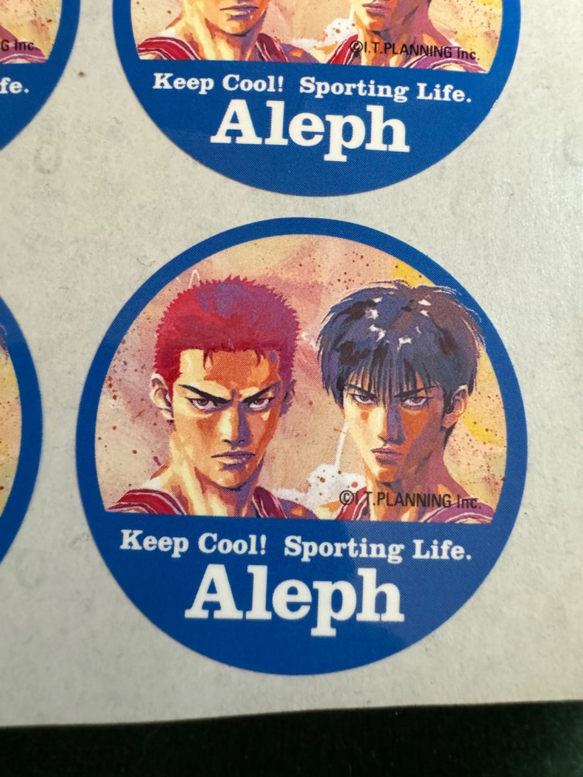 非売品 SLAM DUNK Aleph アレフ アイキャッチシール
