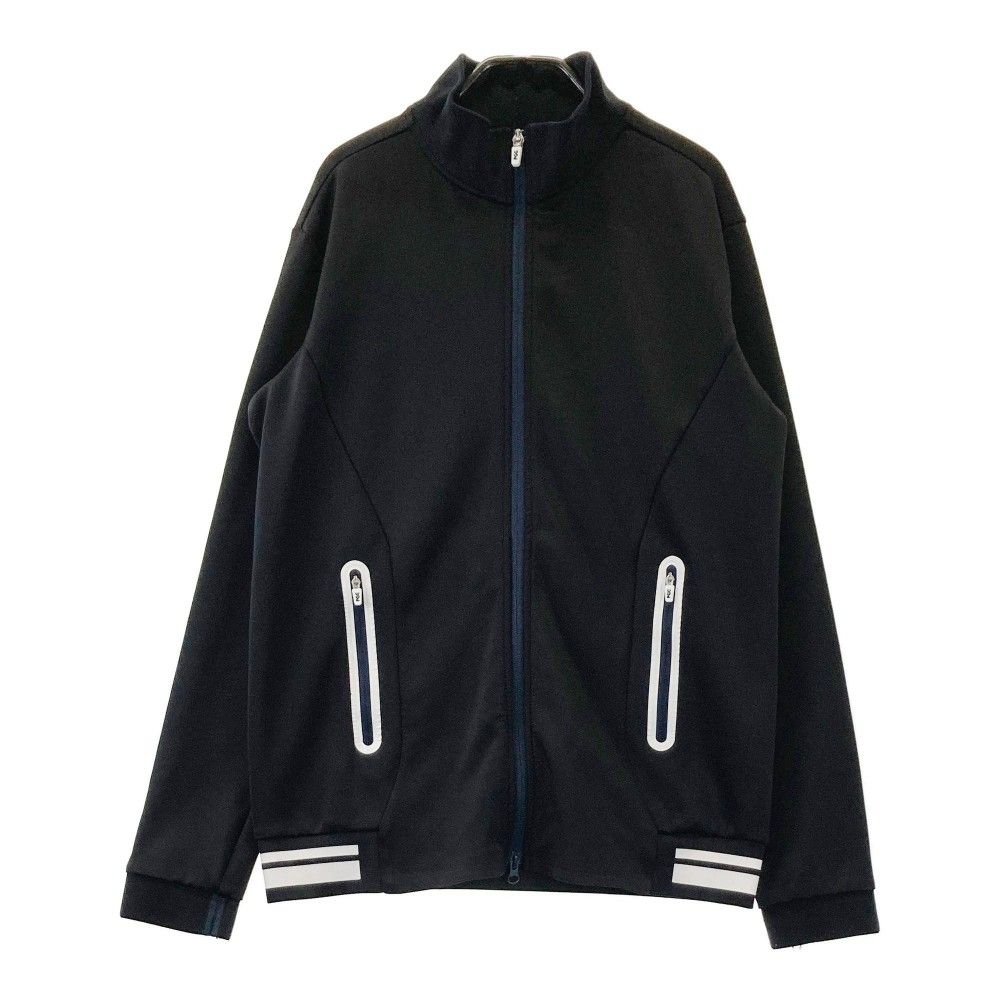 サイズ 6 PGG PEARLY GATES パーリーゲイツ バックロゴ 長袖ジップジャケット ブラック系 240101449211 ゴルフウェア メンズ ストスト