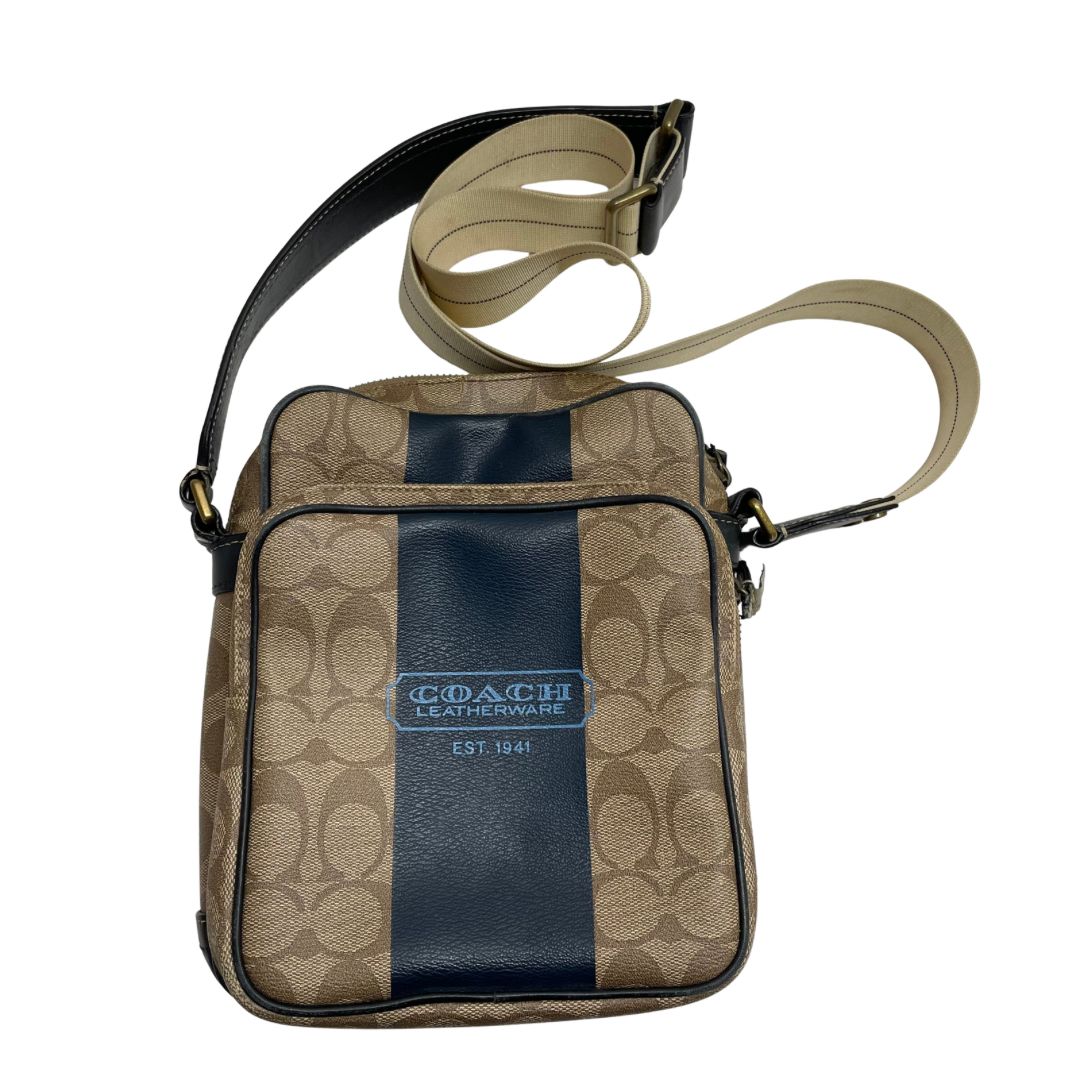 coach シグネショルダーバッグ PVCレザー G1069-F70078 ネイビー