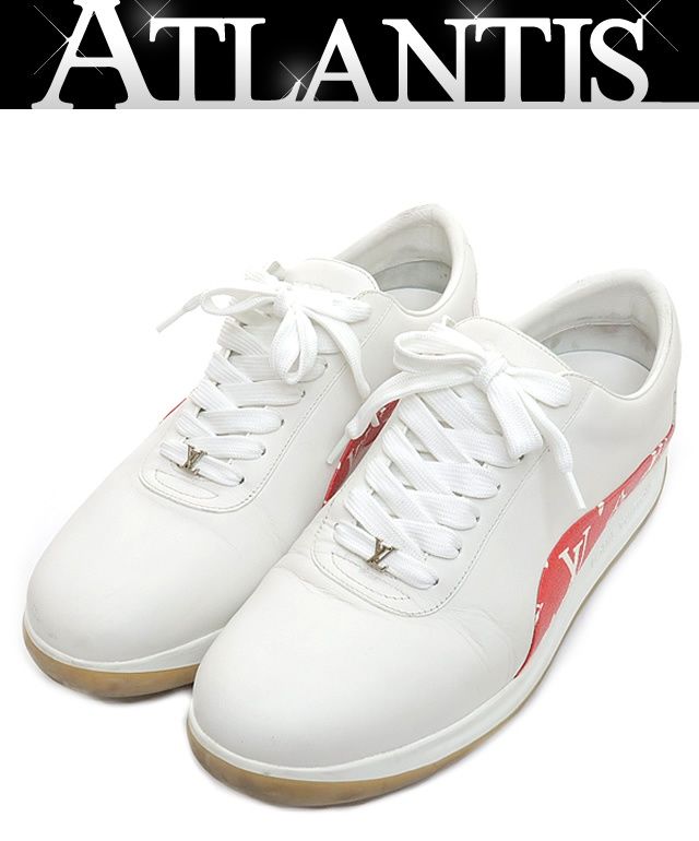 広尾店】ルイヴィトン Louis Vuitton SUPREME コラボスニーカー  