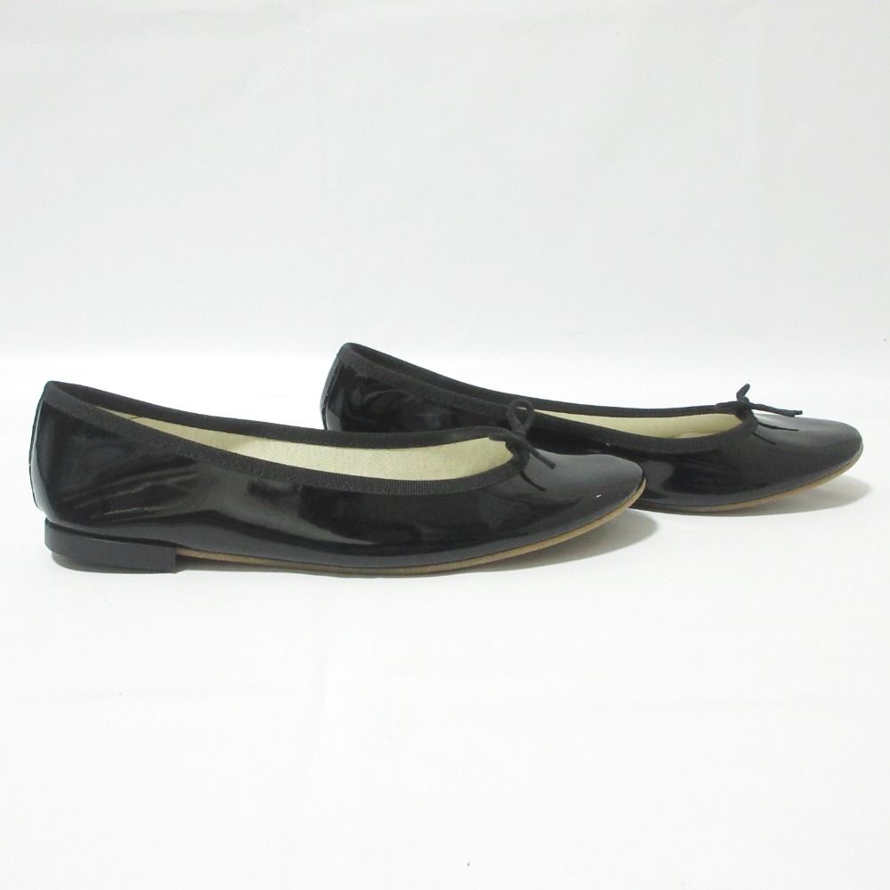 repetto レペット バレエシューズ フラットパンプス エナメル ブラック
