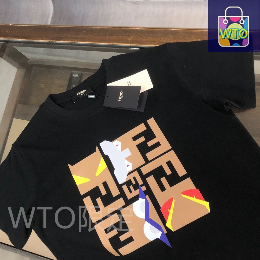 関税込★VIP価格【FENDI】モノグラムプリント Tシャツ 楽天市場】フェンディ FENDI Tシャツ AS8G FS7254 F0GME